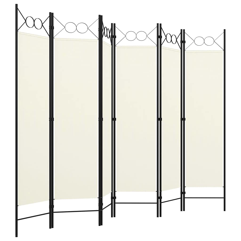 6-Panel Folding Room Divider Screen - 94.5