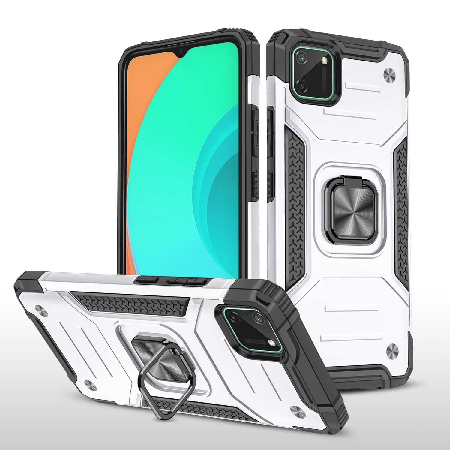 **ZUKKY Military Grade Shockproof Case for Realme C11 (6.5