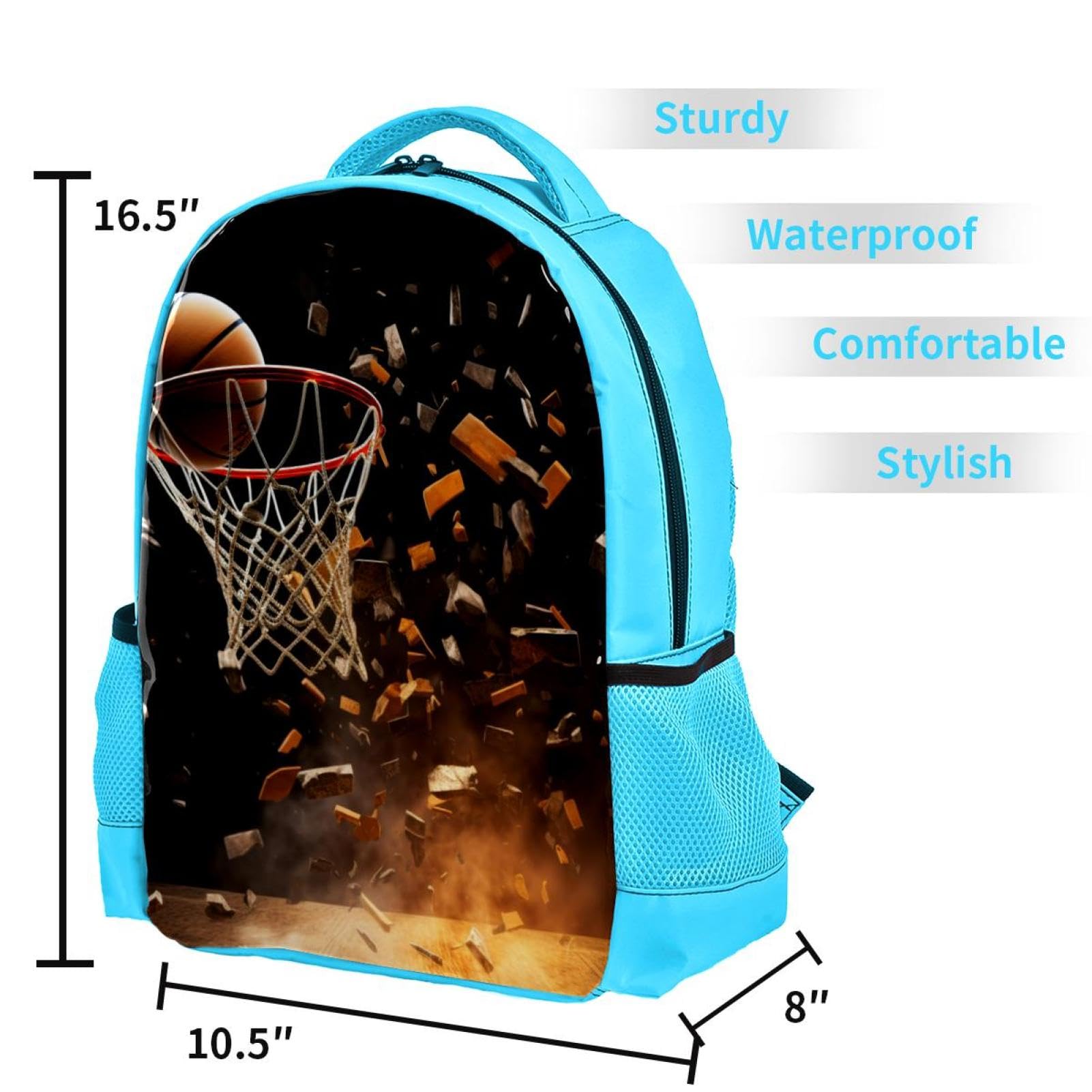 Best Travel Backpack for Men & Women - Durable Basketball Sports Backpack for Gym, Hiking, School & Work - Lightweight & Water-Resistant