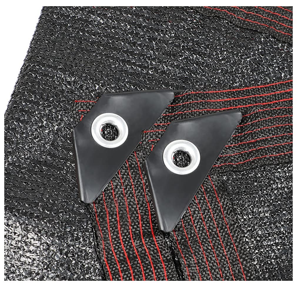40% Black Shade Cloth - Durable UV-Resistant Mesh Tarp with Reinforced Grommets - Garden Sun Shade Netting for Pergola, Greenhouse, Plants, Chicken Coop - Anti-Freeze Protection (4x5m, Black) - Perfect for Outdoor Gardening, Patio Cover & Plant Protection