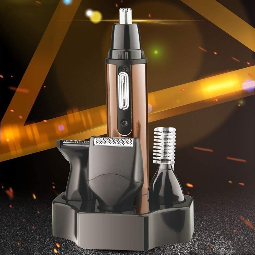 Rechargeable Electric Nose and Ear Hair Trimmer for Men & Women - Painless Grooming Tool with Precision Blades - Perfect for Travel, Home, and Personal Care