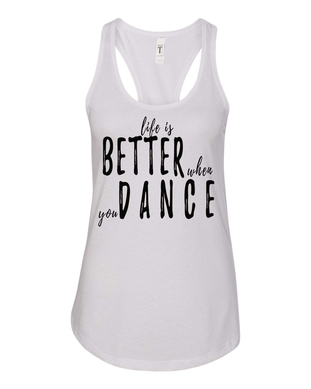 Women's Racerback Tank Top for Dance & Fitness - Comfortable Workout Shirt for Yoga, Gym & Summer Activities