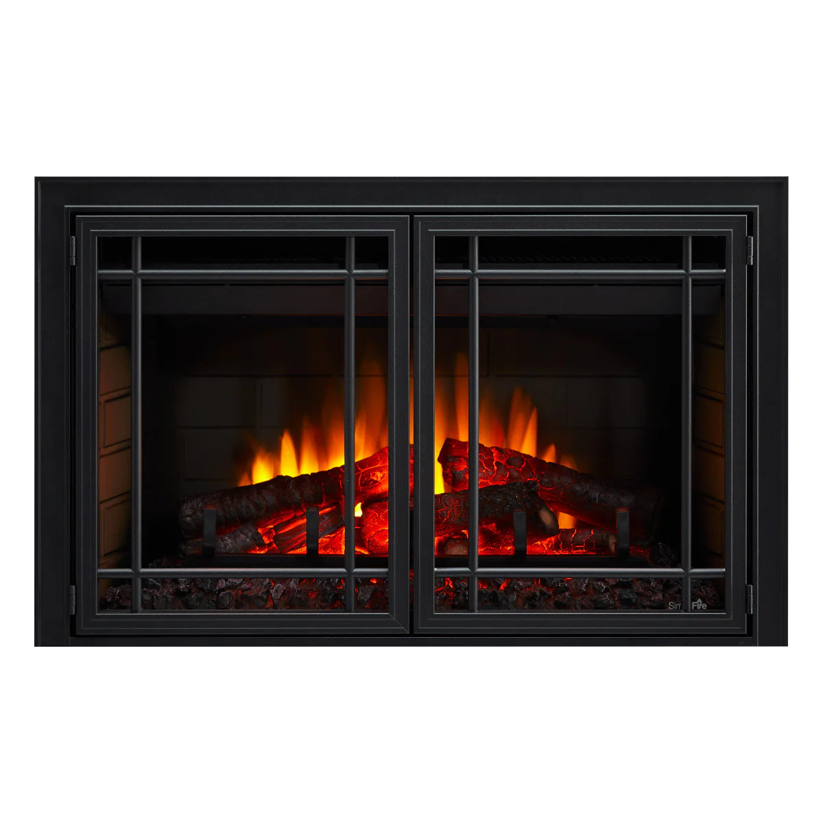 Simplifire 25 Electric Fireplace Insert - 25 Inch Recessed Wall Mount Heater with Realistic Flame Effect | Perfect for Living Rooms, Bedrooms & Home Offices (SF INS25)