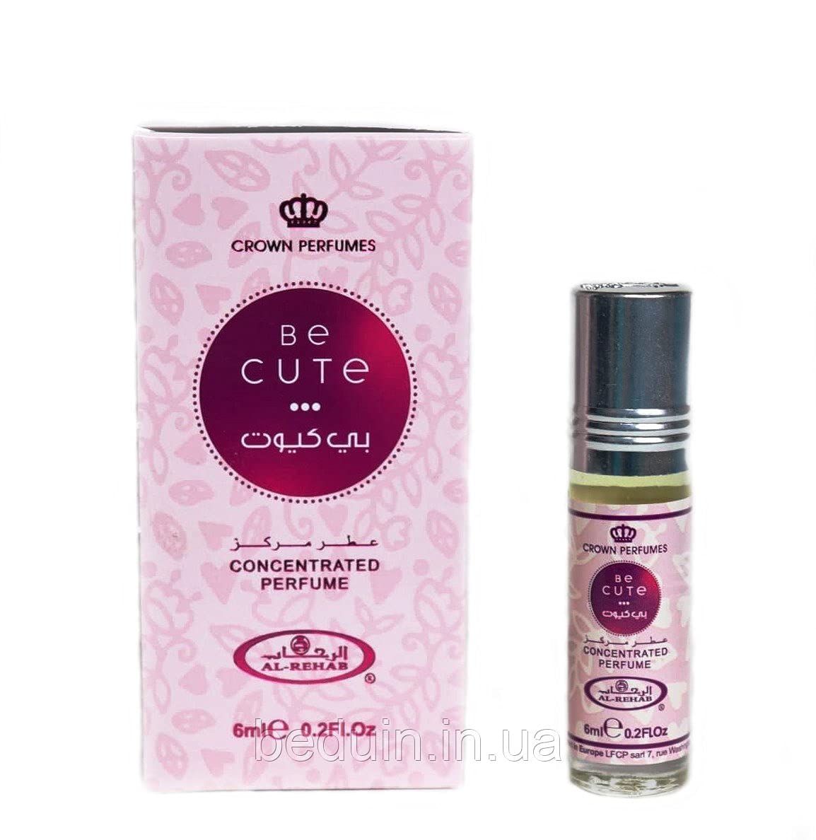 Al-Rehab Be Cute 6ml Pure Concentrated Perfume Oil - Alcohol-Free, Long-Lasting Fragrance for Women, Perfect for Daily Wear, Date Nights & Special Occasions
