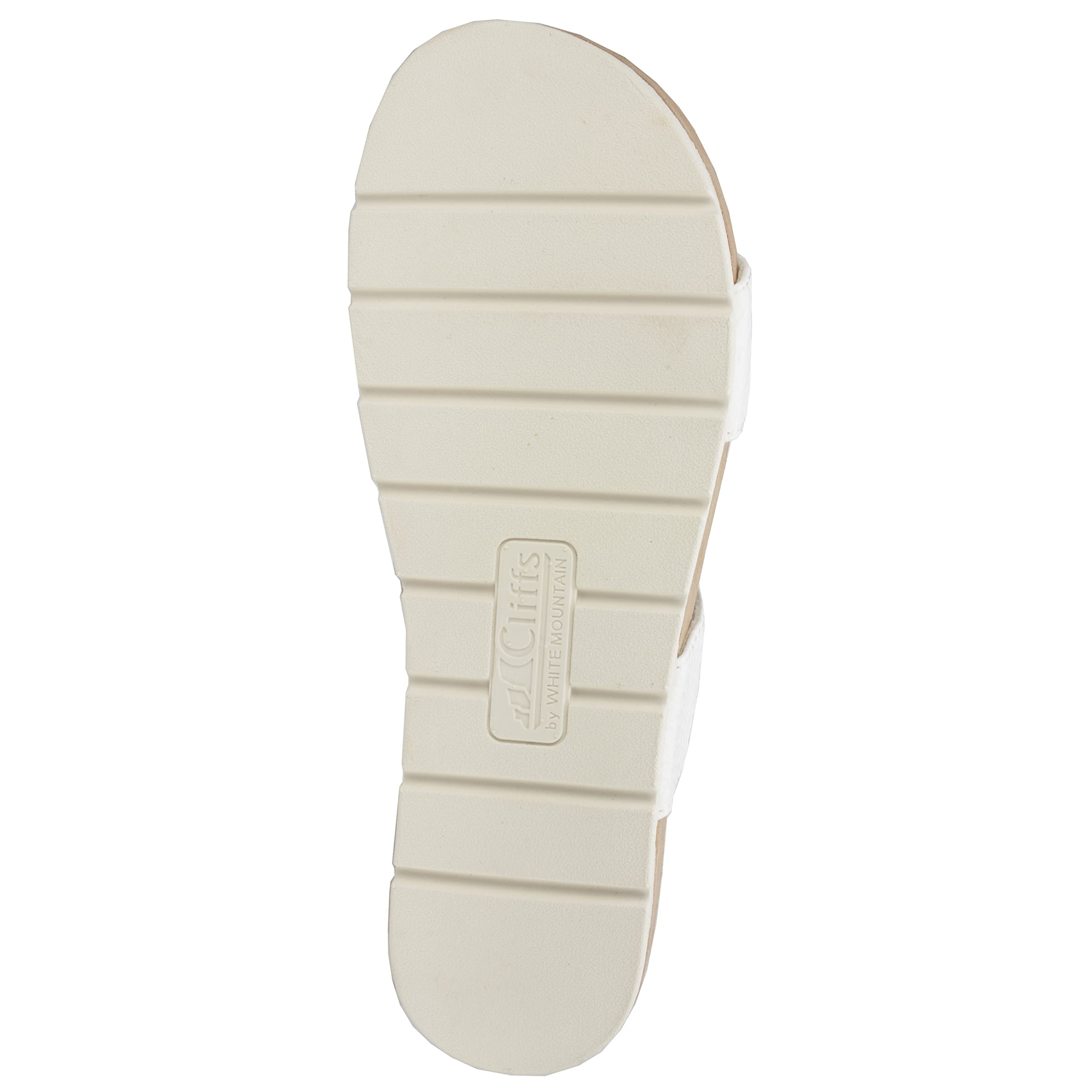 White Mountain Women's Tahlie Slide Sandals - Comfortable Summer Casual Wear