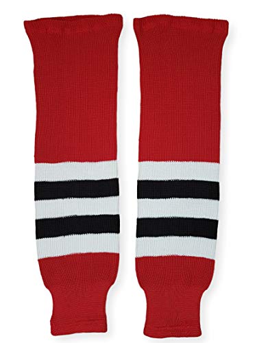 8 Red W/ Black and White