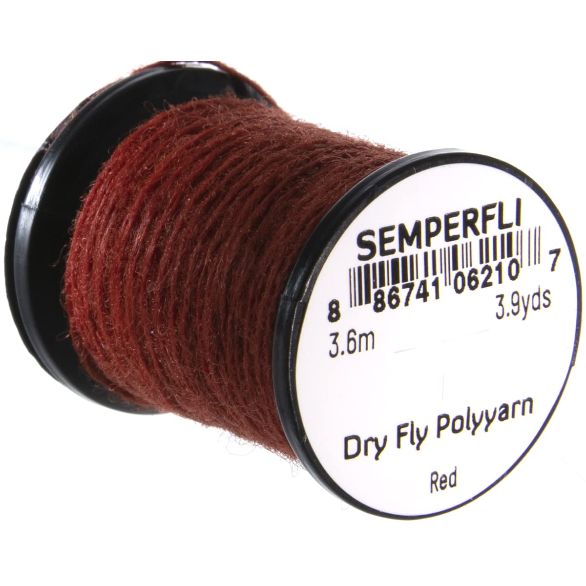 Premium Dry Fly Poly Yarn - Bright Red Fishing Line for Trout & Bass - Perfect for Fly Tying, Streamers & Nymphs