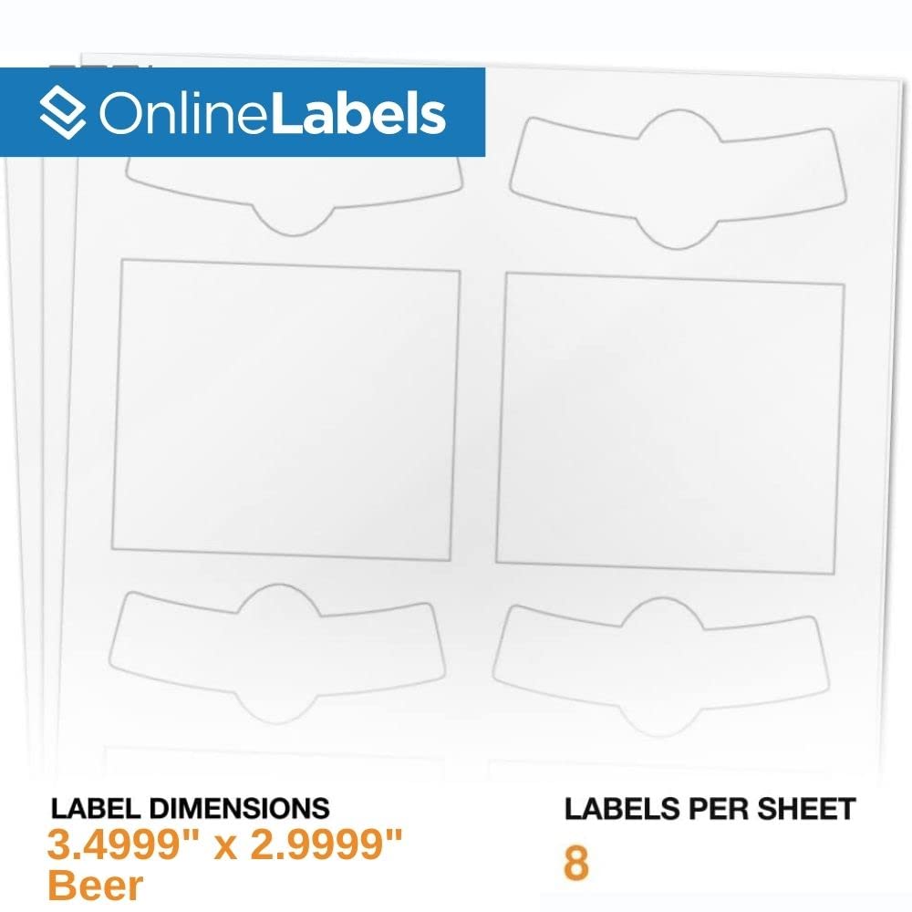 400 Beer Bottle Labels - 3.49