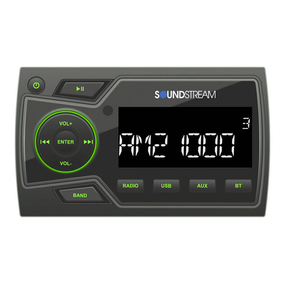 Soundstream MHU 32 Marine Grade Digital Media Player - Waterproof Bluetooth Stereo Receiver for Boats, Yachts & Outdoor Use