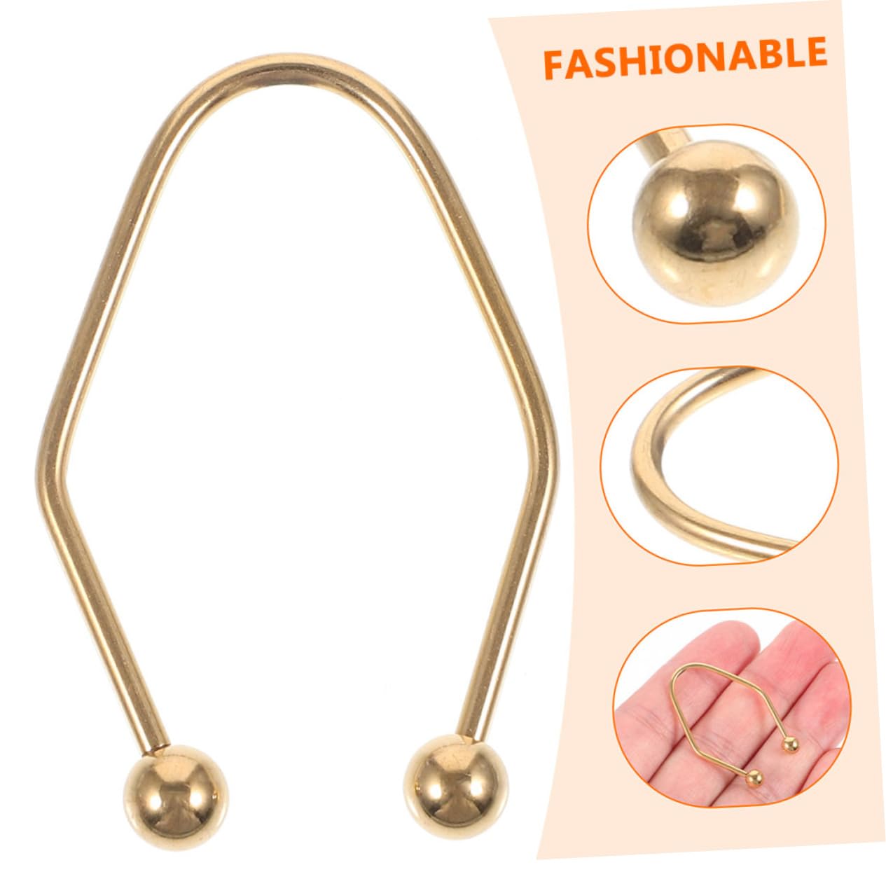 Milisten 2-Piece Stainless Steel Facial Dimple Maker Tool Set - Cheek Dimple Trainer for Natural Face Contouring | Perfect for Beauty Enhancement, DIY Facial Massage & At-Home Skincare Routine