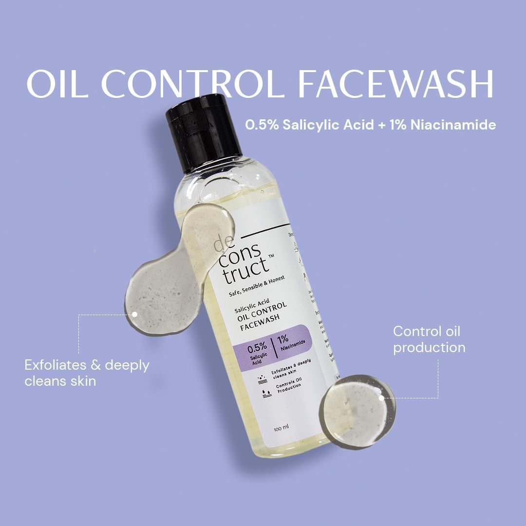 Oil-Free Face Wash & Moisturizer Set for Oily & Acne-Prone Skin | Daily Hydrating Cleanser & Oil-Free Moisturizer | Skincare Routine for Shine Control & Balanced Hydration | Perfect for Morning & Night Use