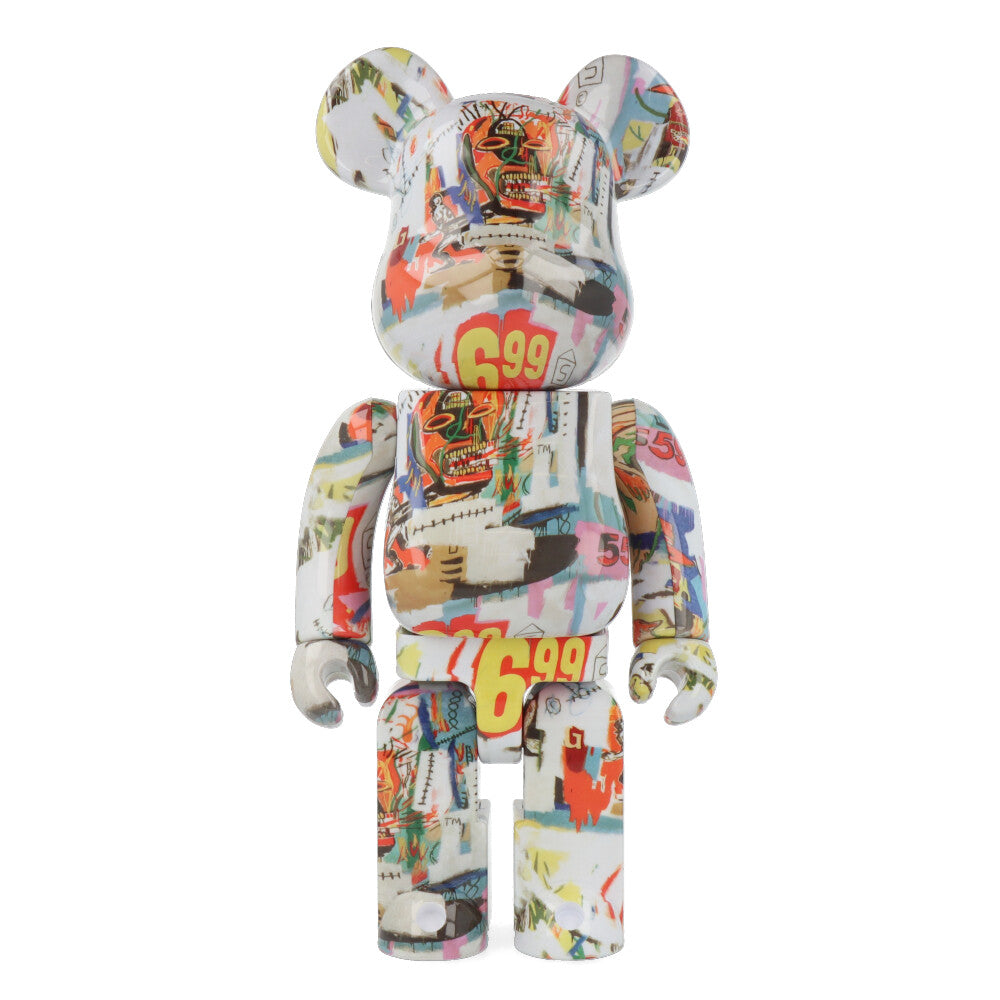 400% Bearbrick Warhol X Basquiat 4 Limited Edition Collectible Art Toy - Perfect for Home Display, Office Decor & Pop Culture Enthusiasts