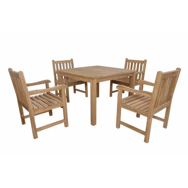 Montage Braxton 5-Piece Dining Set - Modern Kitchen Table & Chairs for Small Spaces | Perfect for Breakfast Nook, Apartment Dining, and Cozy Family Meals