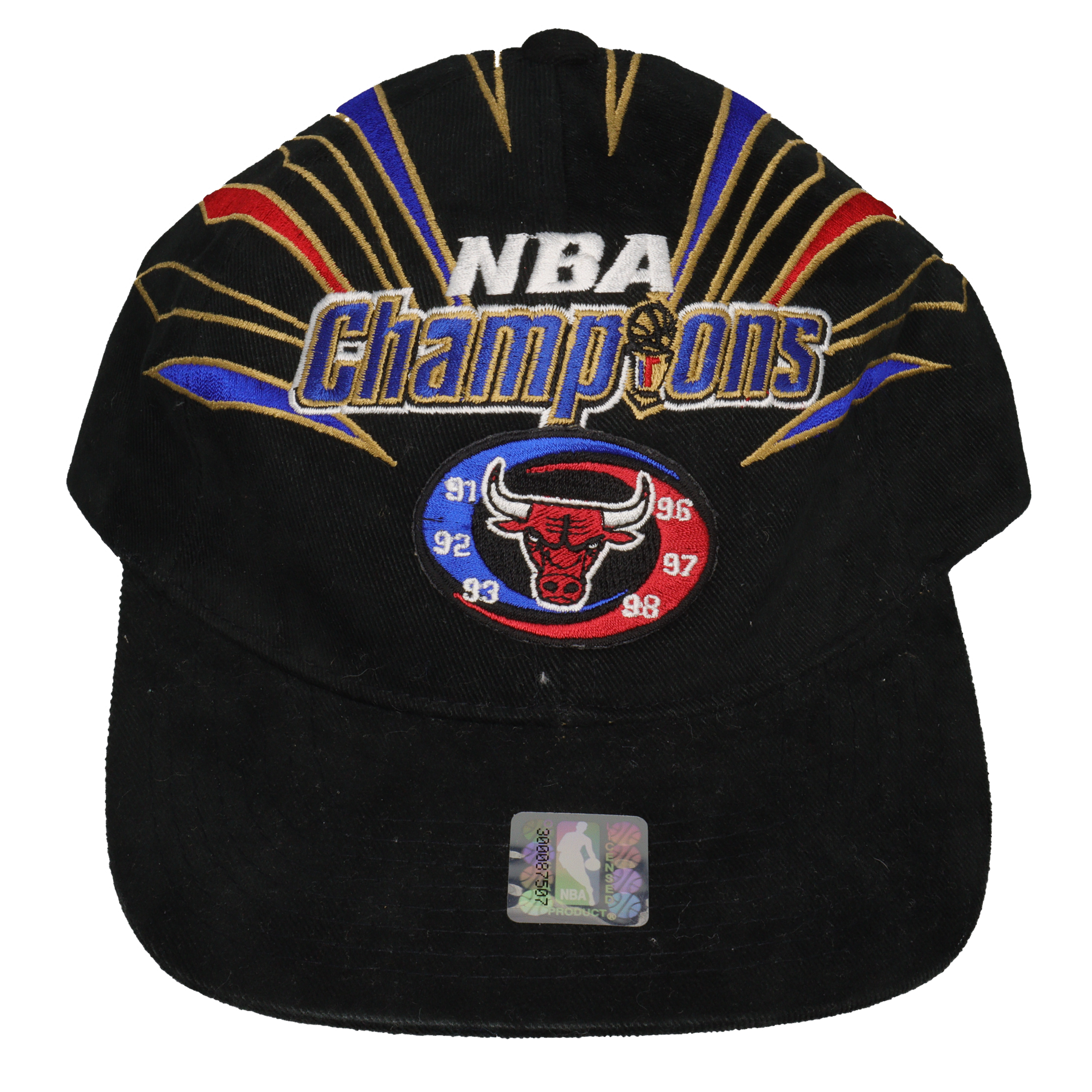1998 Chicago Bulls NBA Champions Snapback Hat - Vintage Basketball Cap for Men & Women - Perfect for Sports Fans, Collectors, and Streetwear Fashion
