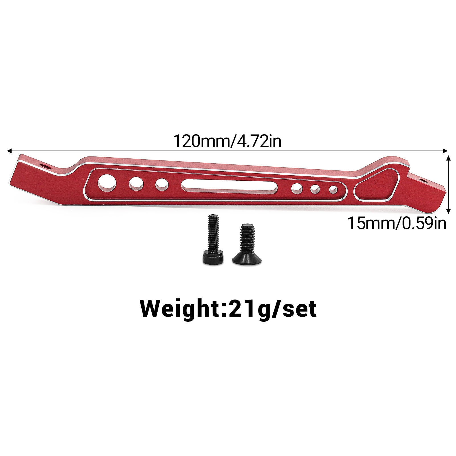 ARRMA 1/8 Scale Senton Typhon Kraton RC Car Aluminum Front Steering Plate Support Upgrade Part W231 - Perfect for Off-Road Bashing, Racing & Drifting