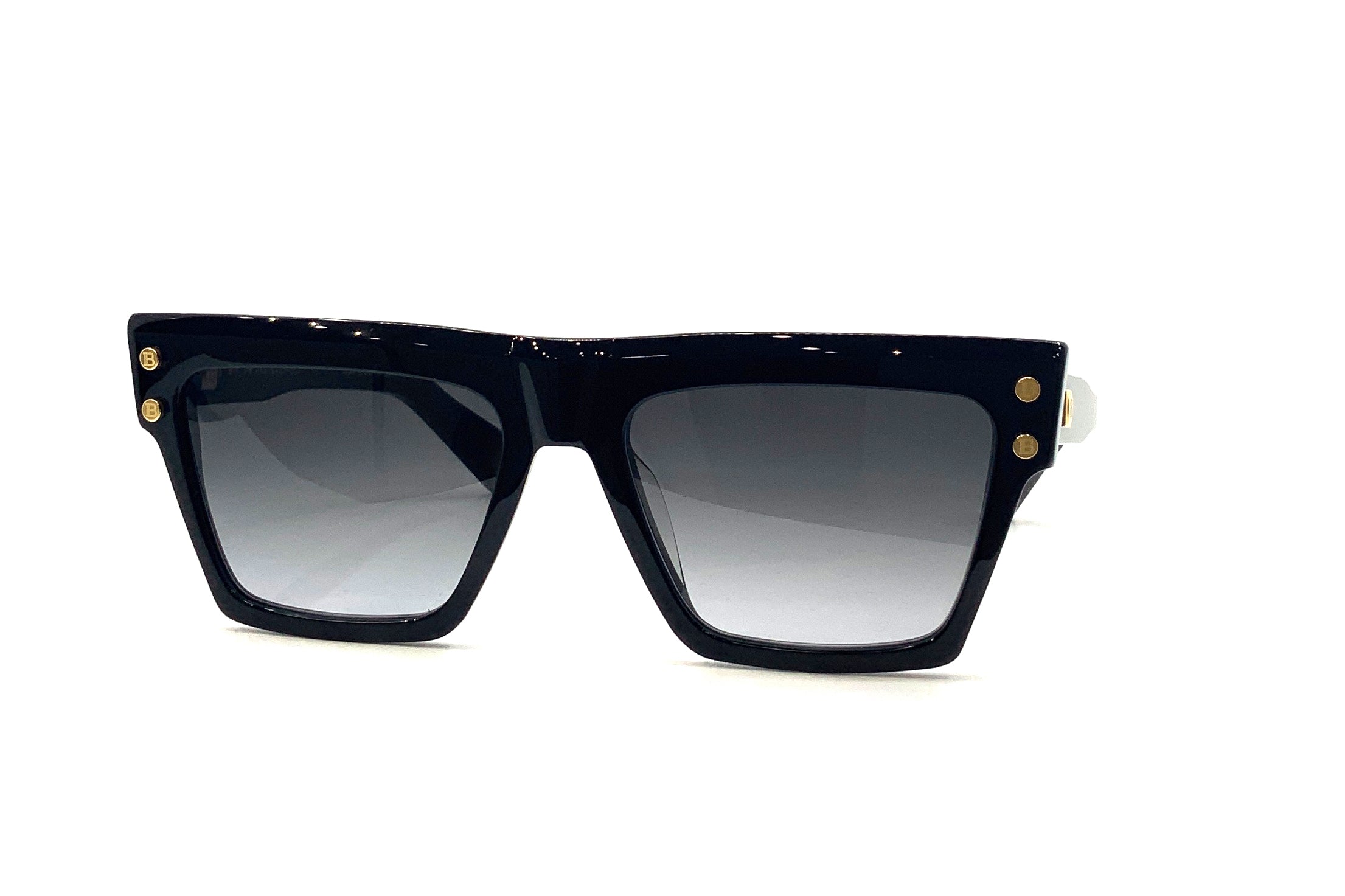 Balmain B V Sunglasses Black Gold - Luxury Designer Shades for Men & Women - Perfect for Outdoor Activities, Travel & Fashion Statements