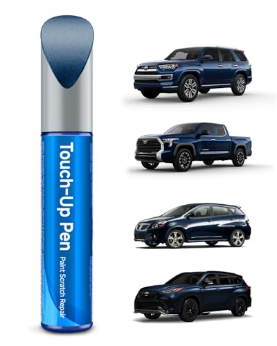 Dark/Nautical Blue Metallic(8S6) compatible with 4Runner/Avalon-models/Corolla/Highlander-models/Matrix/Mirai/Prius/RAV4/Sequoia/Sienna-models/Tacoma/Tundra/Yaris