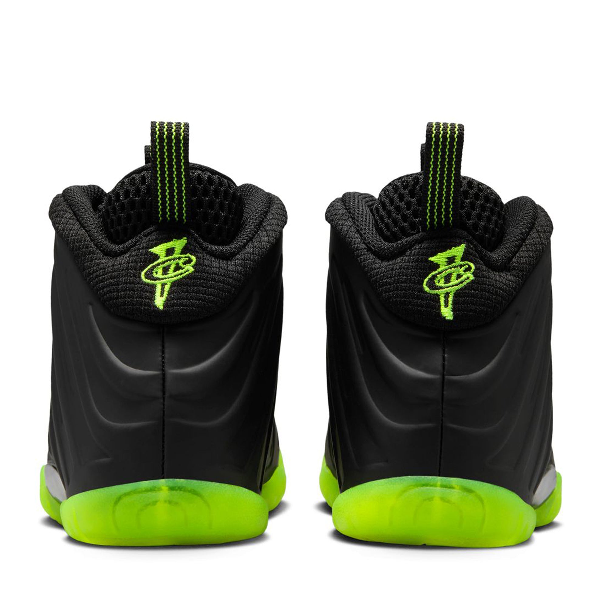Nike Little Posite One (PS) Basketball Shoes for Kids - Black/Volt Colorway - Perfect for School Sports & Casual Wear