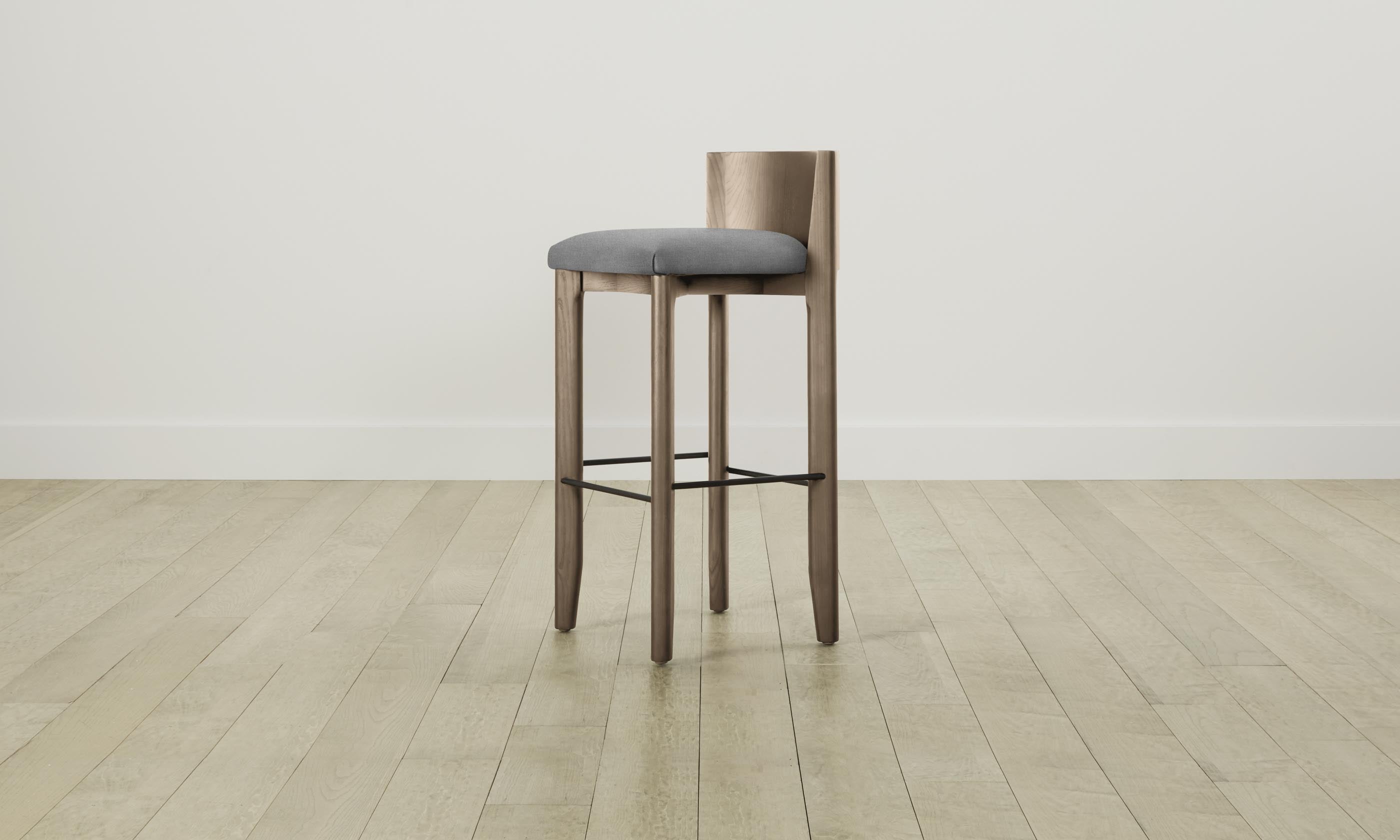 Delancey Bar & Counter Stool - Performance Mélange Weave Night - Modern Kitchen & Bar Stool for Home, Restaurant & Cafe Use