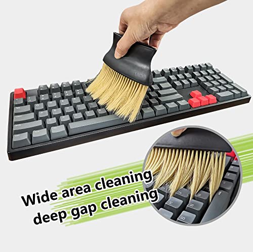 2 Pack Soft Flexible Nylon Bristle Car Detailing Brushes - Long Handle Auto Interior & Exterior Cleaning Tools for Dashboard, Wheels, Grilles - Reusable & Durable (White) - Perfect for Car Wash, Detailing & Maintenance
