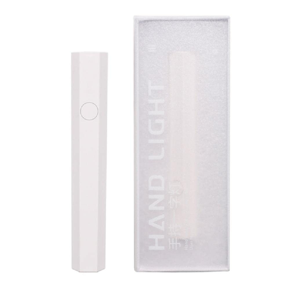 LED UV Nail Lamp Pen - Portable Mini Handheld Nail Dryer for Gel Polish Curing | Single Finger Manicure Light with Flashlight Feature | Perfect for Home Nail Care, Travel & Professional Salon Use