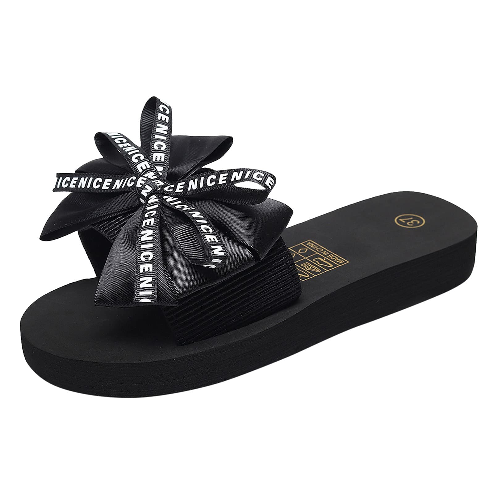 USYFAKGH Women's Summer Sandals - Breathable Flower Flat Sandals for Beach, Casual & Outdoor Wear - Peep Toe Comfortable Walking Shoes