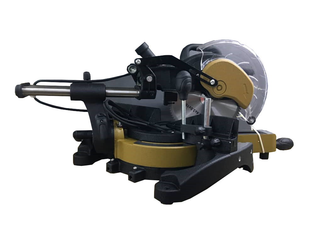 Aiko 10-Inch (255mm) Slide Miter Saw with 10x25.4mmx100T Aluminum Blade - Model AIKO 89006 | Perfect for Woodworking, DIY Projects, and Professional Carpentry