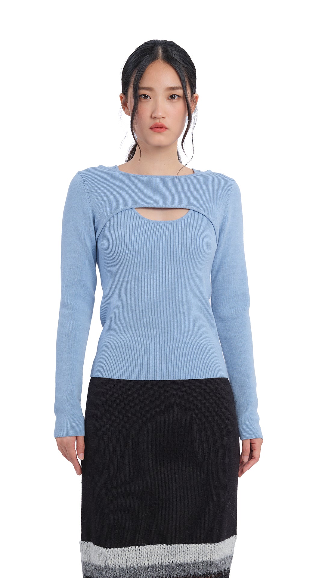 2 in 1 Wool Sweater for Women - Warm Winter Pullover & Cardigan Set - Cozy Knit Casual Outfit for Office, Travel & Date Nights