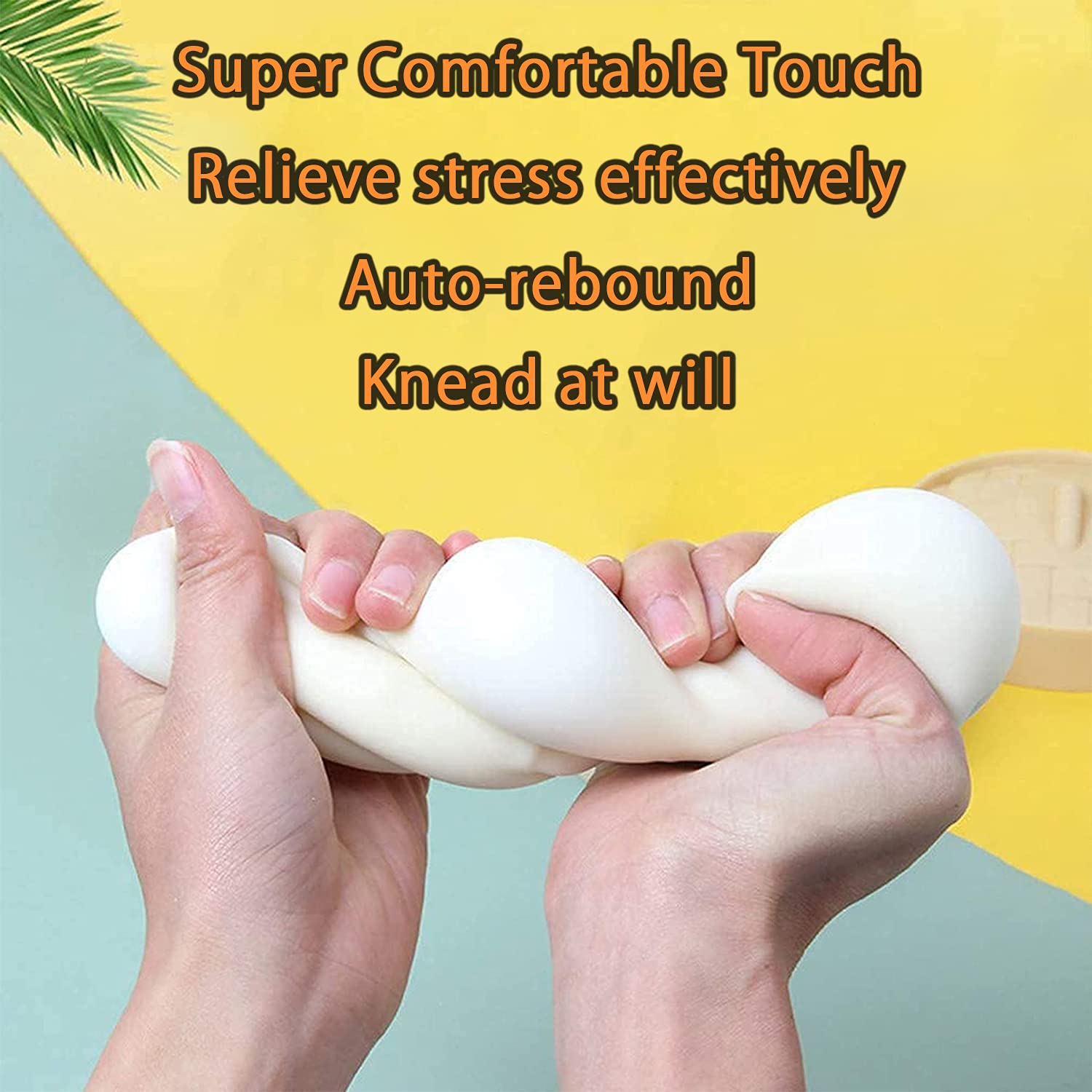 Soft Dumpling Squishy Toy - Stress Relief Fidget Baozi Ball for Adults & Kids | Anxiety Relief, Sensory Play, and Fun Squeeze Stress Ball | Perfect for Office, Home, and Travel Relaxation