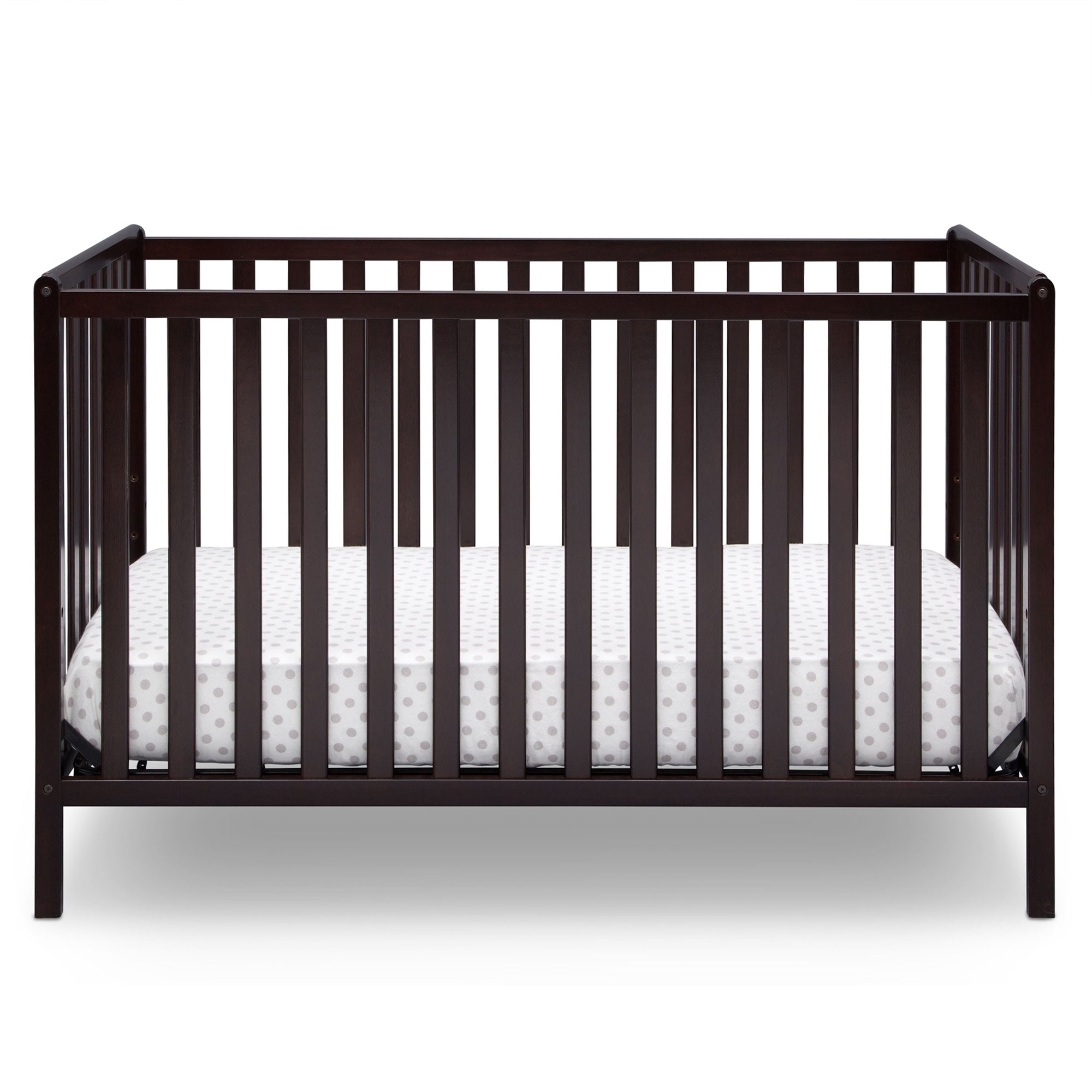 Heartland 4-in-1 Convertible Baby Crib - Toddler Bed, Daybed & Full-Size Bed - Safe Nursery Furniture for Newborn to Adult - Perfect for Baby Rooms, Daycare Centers & Guest Bedrooms