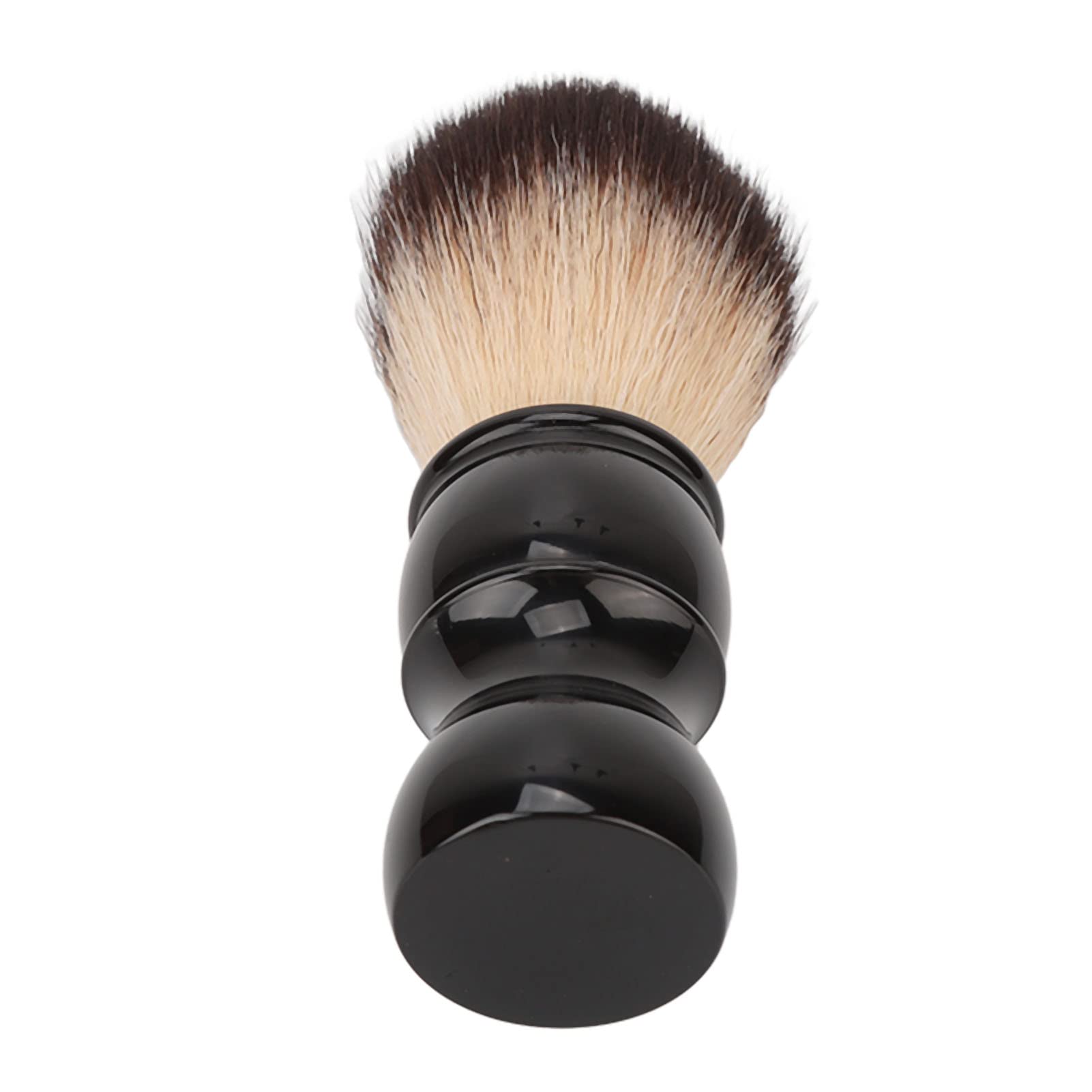 Professional Men's Shaving Brush with Ergonomic Resin Handle & Soft Nylon Bristles - Portable Face Grooming Tool for Wet Shaving & Beard Care | Perfect for Travel & Daily Shaving Routine
