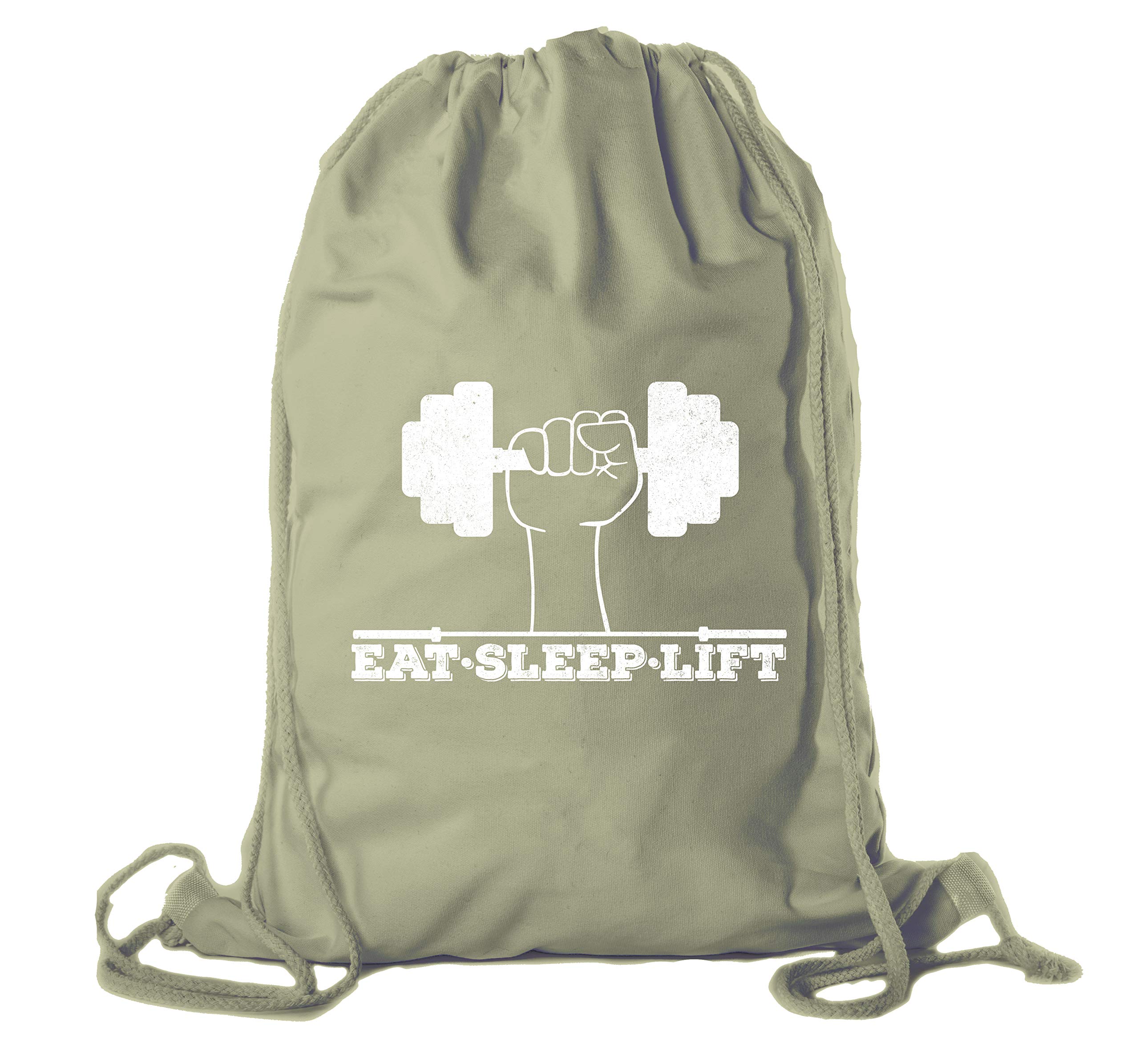 Motivational Gym Backpack with Inspirational Quotes - Durable Cotton Workout Bag for Men & Women - Perfect for Gym, Travel & Fitness Enthusiasts