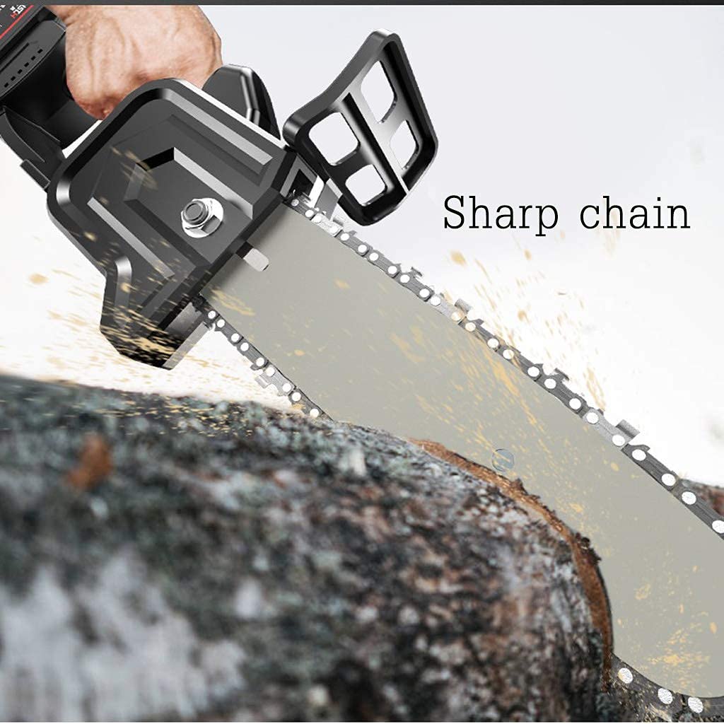 **3000mAh Cordless Chainsaw Battery - 8-Inch Handheld Electric Chainsaw for Cutting Wood & Tree Branches - Includes Safety Goggles & Tools - Adjustable Chain Tension - Perfect for DIY, Yard Work & Outdoor Projects**