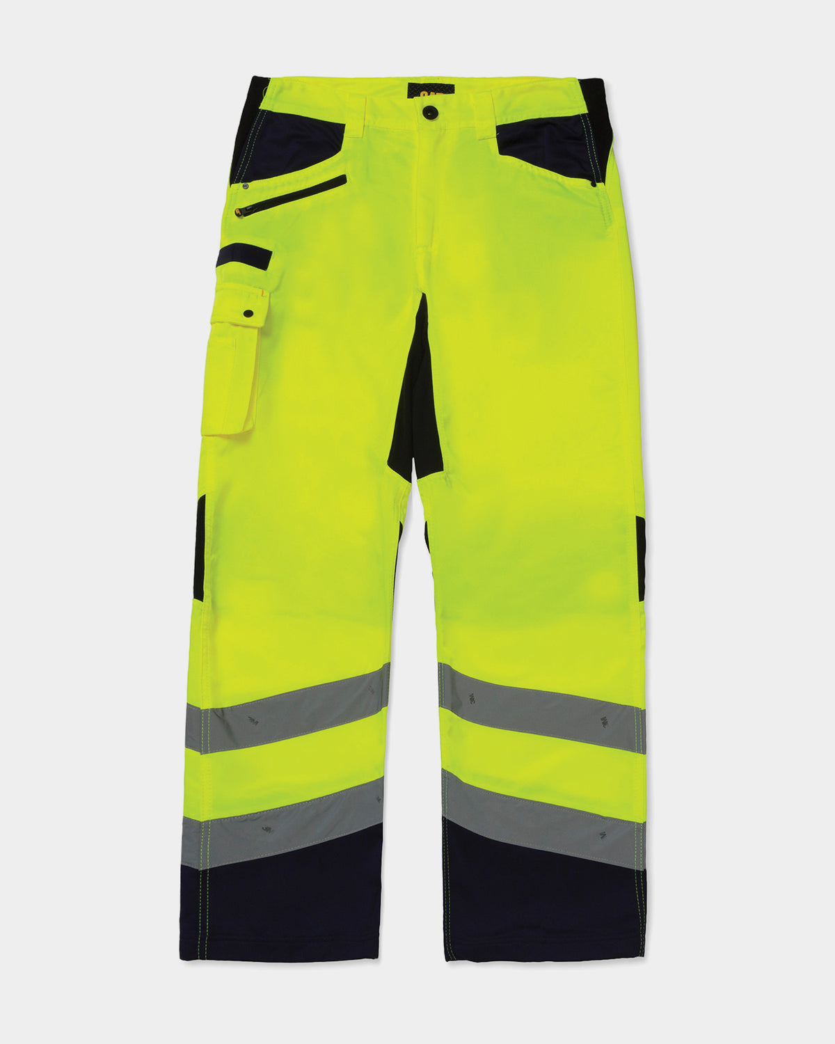 Men's High Visibility Operator Flex Work Pants - Durable & Comfortable Safety Workwear for Construction, Roadwork & Outdoor Jobs