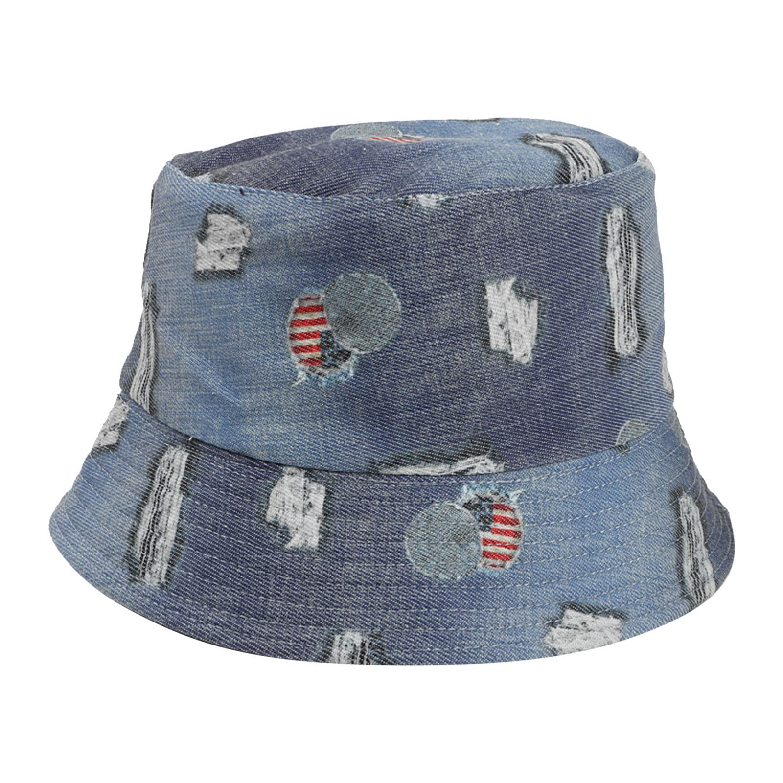 Red Lifeguard Bucket Hat for Men & Women - Summer Fashion Sun Protection Beach Hat with Wide Brim | Perfect for Beach Outings, Pool Parties, and Outdoor Activities