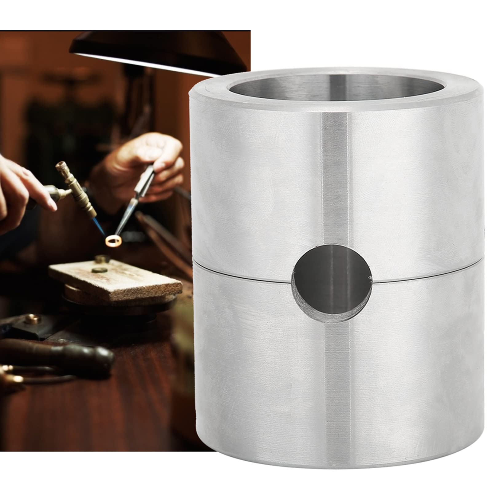 High-Temperature Metal Jewelry Casting Melting Pot - Durable Sandbox Crucible for Jewelry Making & Repair - Perfect for DIY Gold, Silver, Copper Casting - Ideal for Home Studios & Professional Jewelers