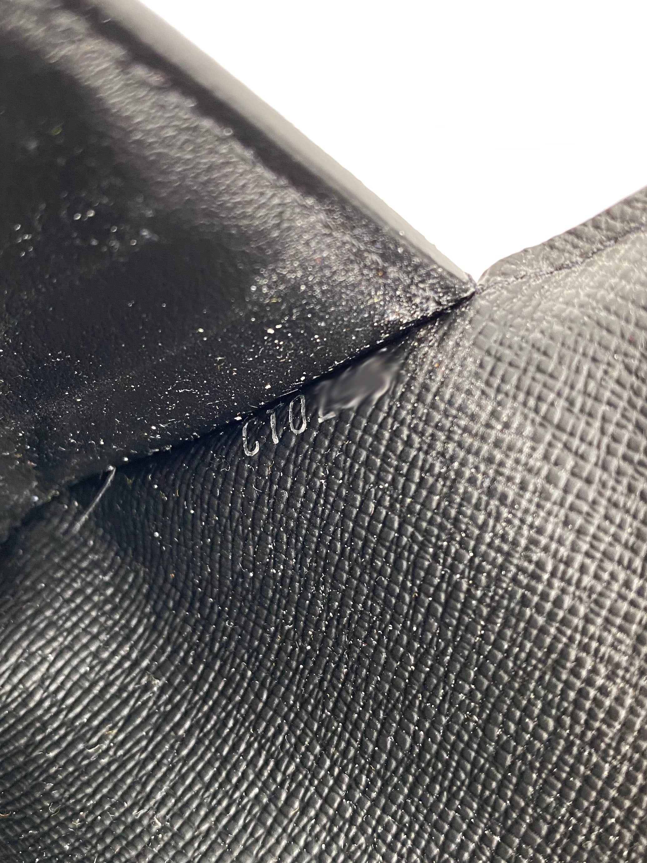 Louis Vuitton Damier Graphite Men's Wallet - Slim Bifold Pocket Organizer for Credit Cards & Cash | Perfect for Business, Travel & Everyday Use