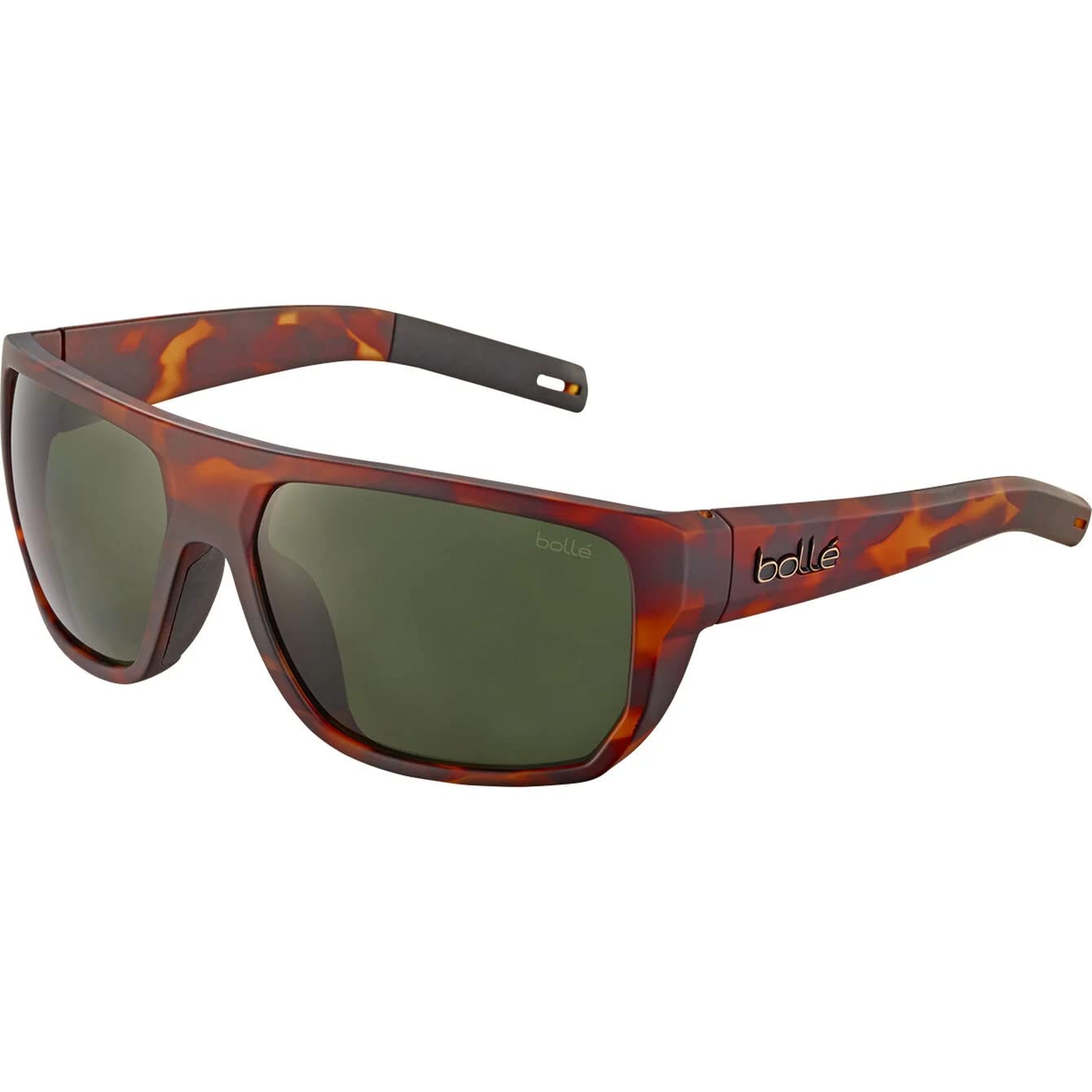 Bolle Vulture Rectangle Polarized Sunglasses for Men – UV Protection, Stylish & Durable – Includes Free iWear Designer Eyewear Kit – Perfect for Driving, Outdoor Sports & Beach Activities