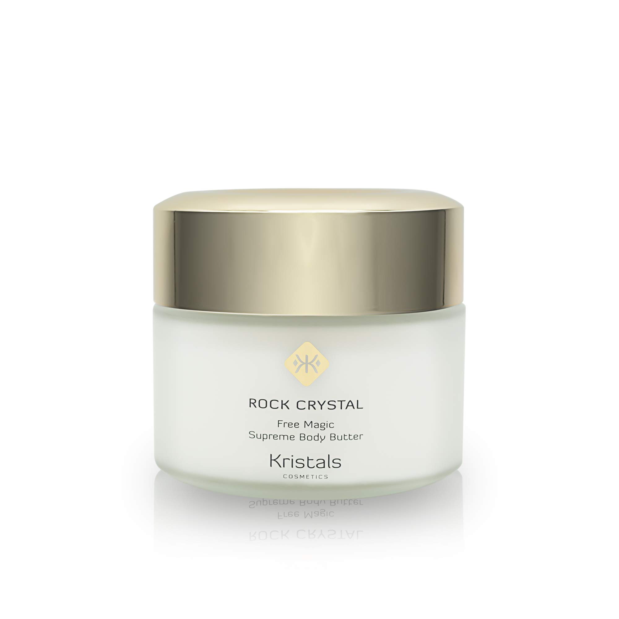 Kristals Cosmetics Rock Crystal Free Magic Supreme Body Butter - Ultra Hydrating & Nourishing for Dry Skin | Perfect for Daily Moisturizing & Spa Nights