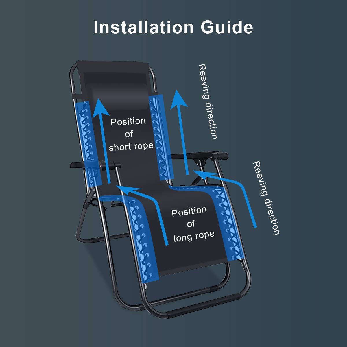 **Universal Replacement Cord for Zero Gravity Chair – 4 Pack Elastic Bungee Cords Repair Kit – Durable Black Straps for Recliners, Patio Chairs & Outdoor Furniture – Perfect for DIY Fixes & Home Maintenance**