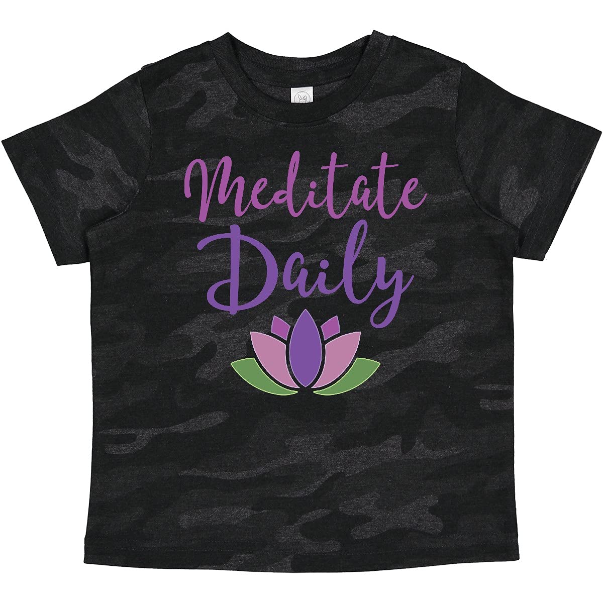Inktastic Meditation Resolution Meditate Daily Baby T-Shirt - Cute Yoga & Mindfulness Apparel for Infants