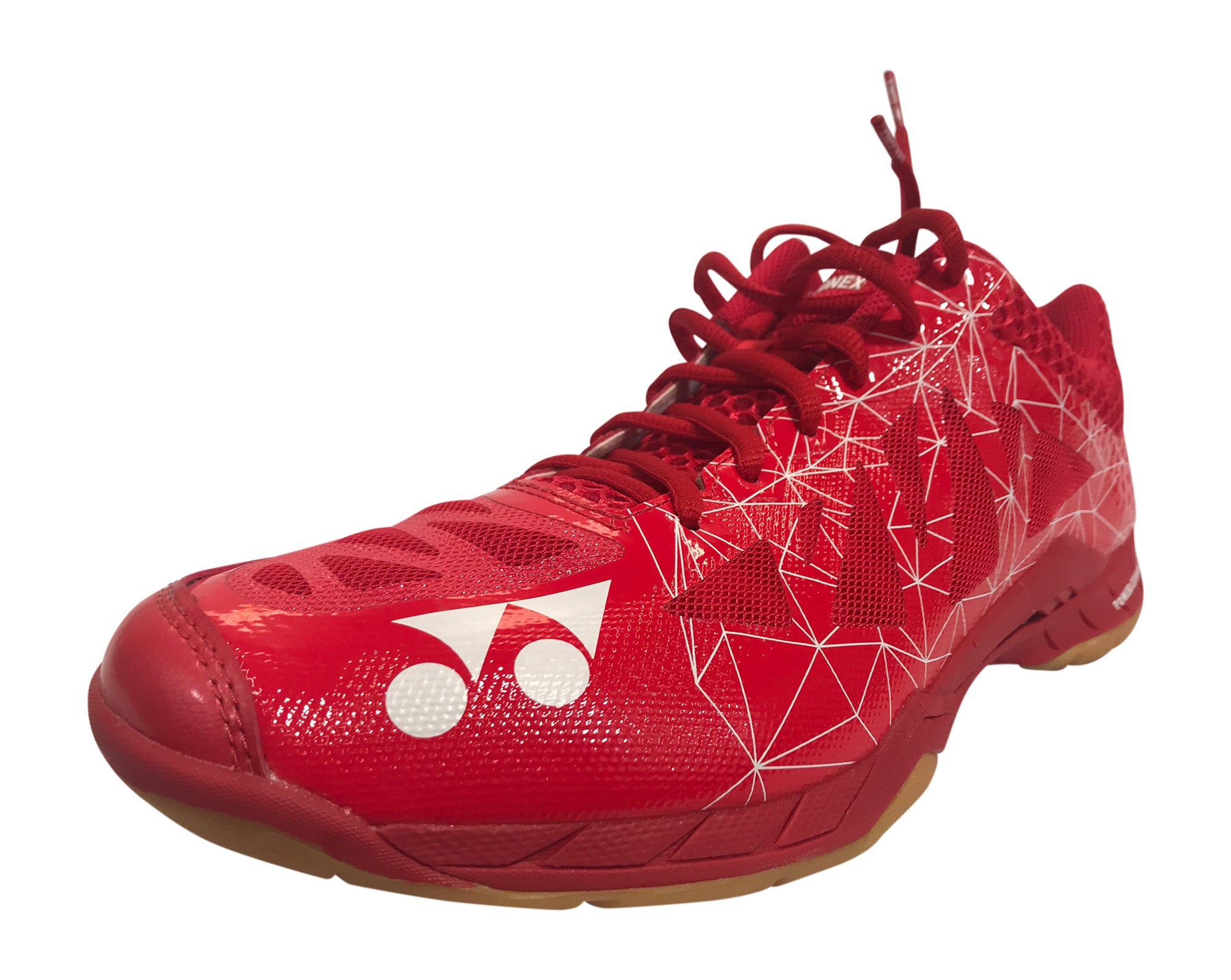 Yonex Aerus 2 MX Men's Badminton Shoes - Lightweight & Breathable Red Sports Shoes for Indoor Court Games & Training