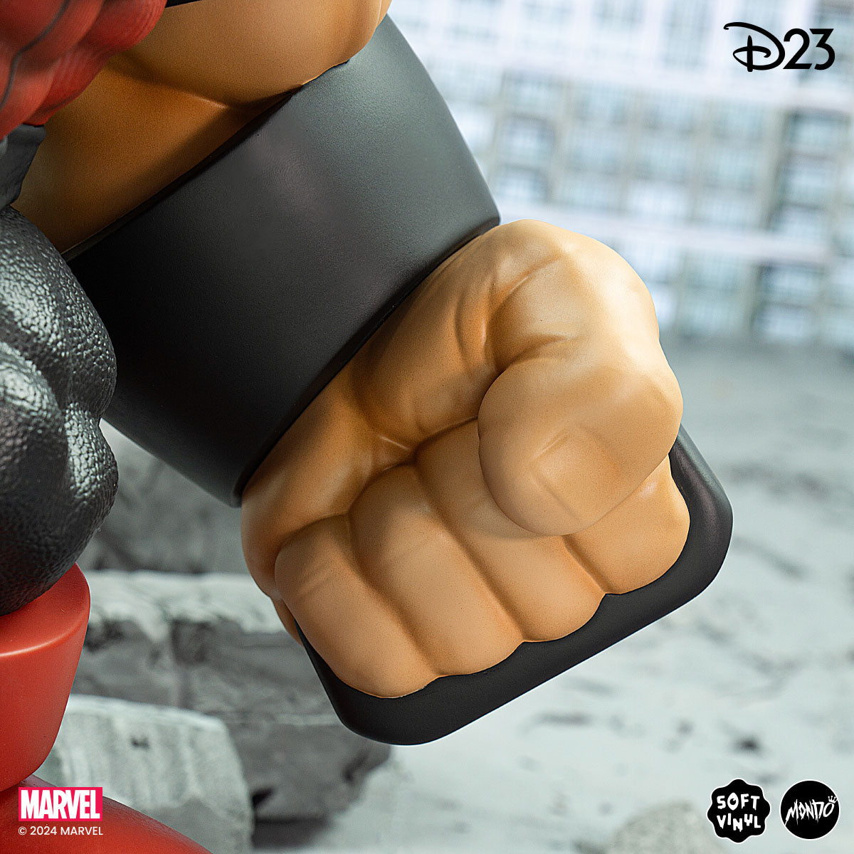 Juggernaut Soft Vinyl Figure - Black Suit Variant Collectible Toy for Marvel Fans | Perfect for Display, Gifts, and Action Figure Collections