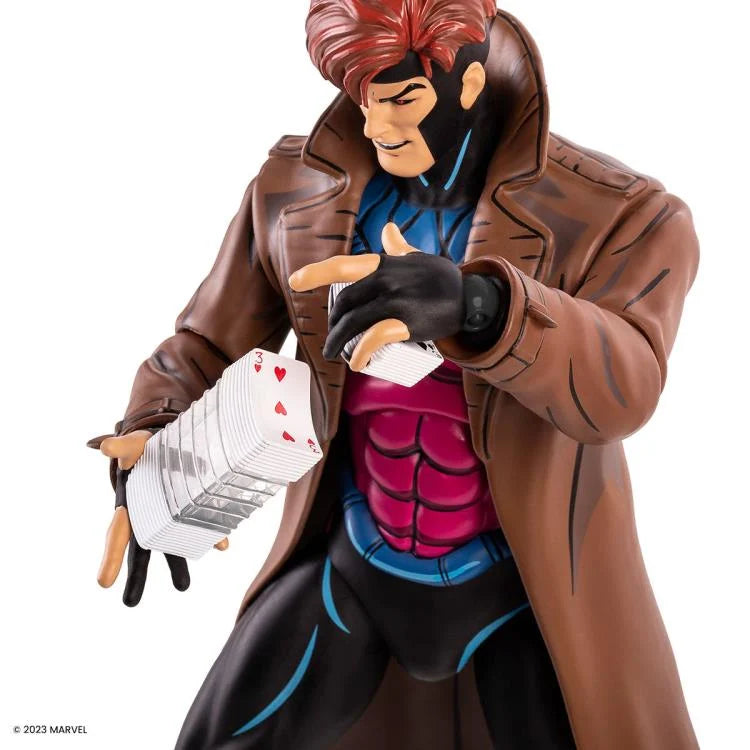 X-Men: The Animated Series Gambit 1/6 Scale Collectible Action Figure - Perfect for Marvel Fans, Display & Comic Book Collections