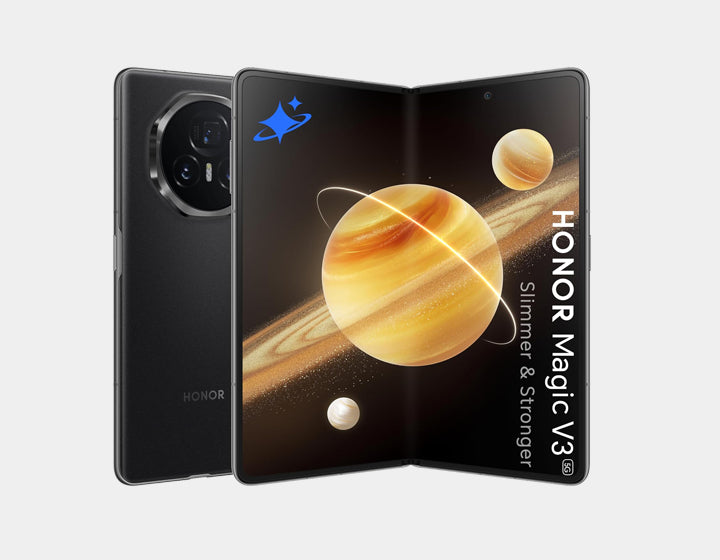 Honor Magic V3 5G Smartphone 512GB ROM 12GB RAM Dual SIM Unlocked GSM Android Phone - Black | Premium Foldable Phone for Business & Travel