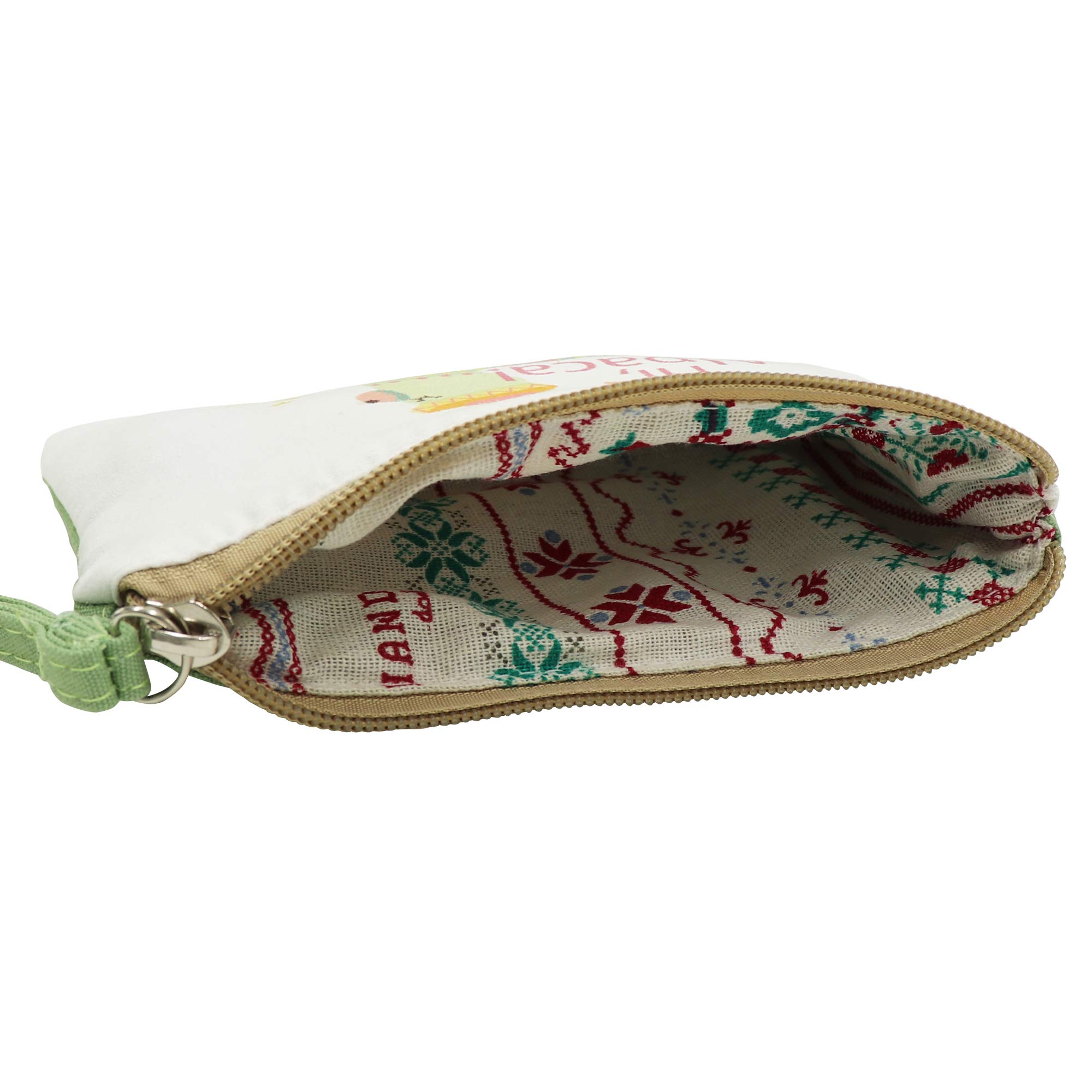 Stylish Alpaca Coin Purse & Makeup Bag with Wrist Strap - Perfect for Women's Essentials, Phone & Cosmetics - Great Gift Idea for Travel, Parties & Daily Use