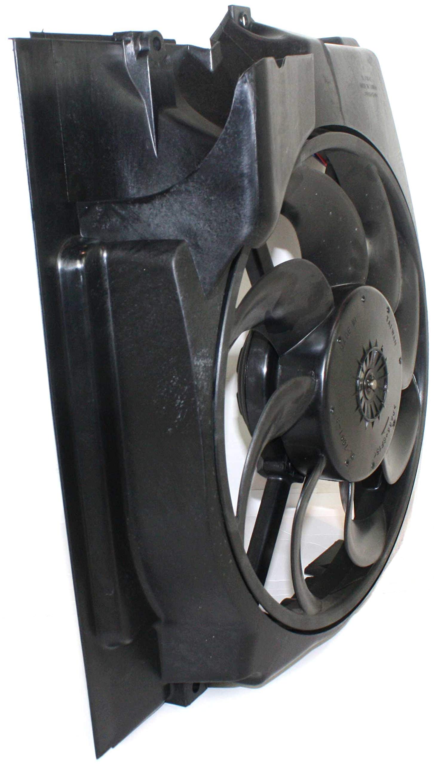 Evan-Fischer A/C Condenser Fan Assembly Replacement for BMW 3-Series (1992-1999) - Compatible with 4CYL (1992-1995) & 6CYL (1993-1999) Models - Perfect for Cooling System Repair & Summer Driving Comfort