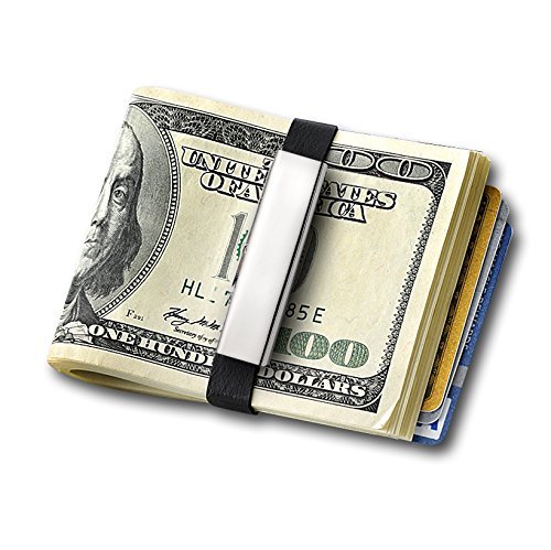 GRAND BAND Classic Money Band - Premium Sterling Silver Bracelet for Cash & Cards | Perfect for Travel, Shopping, and Everyday Use