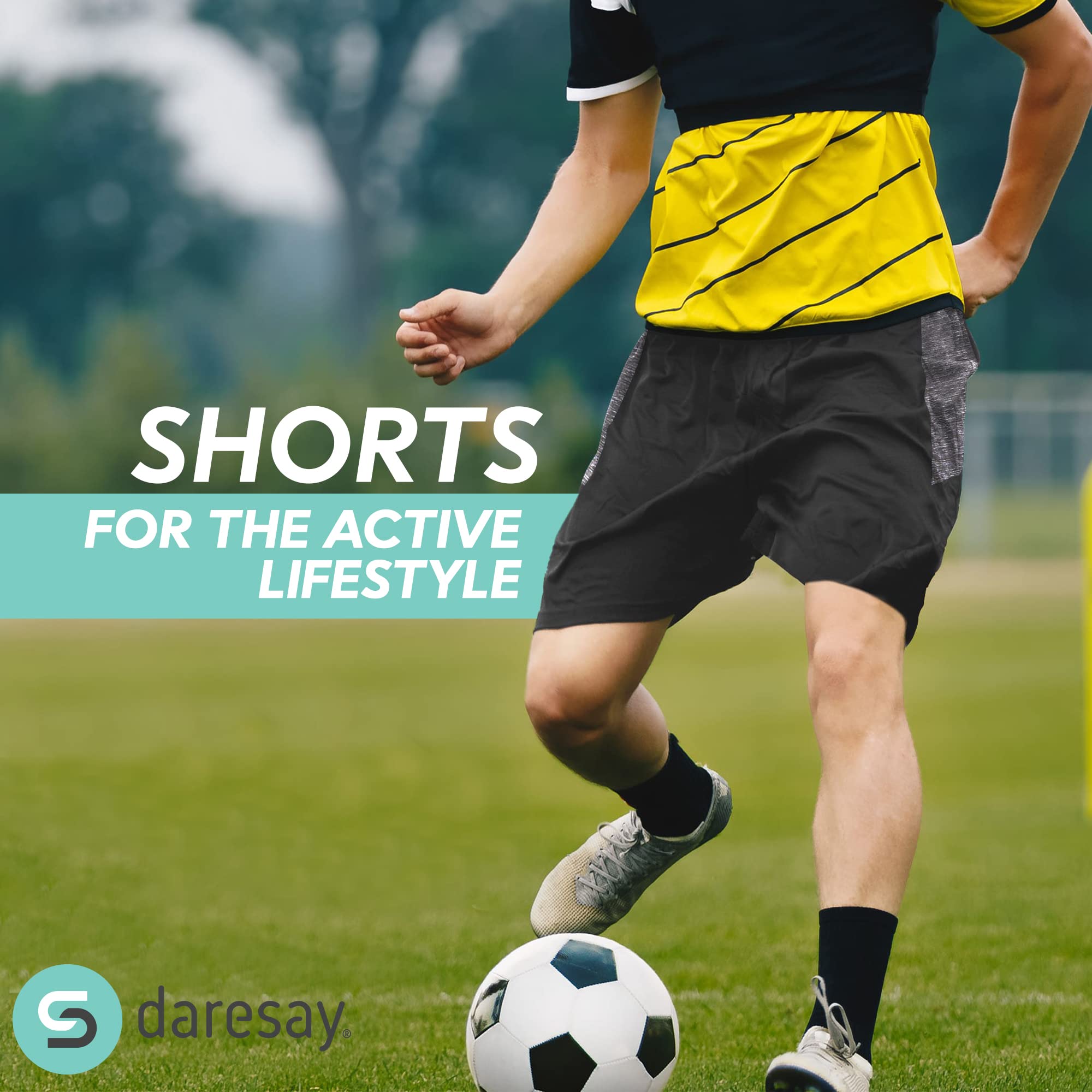 3 Pack Men's Athletic Shorts with Pockets - Gym & Basketball Workout Shorts for Men (Sizes S-3XL) | Perfect for Training, Running & Casual Wear