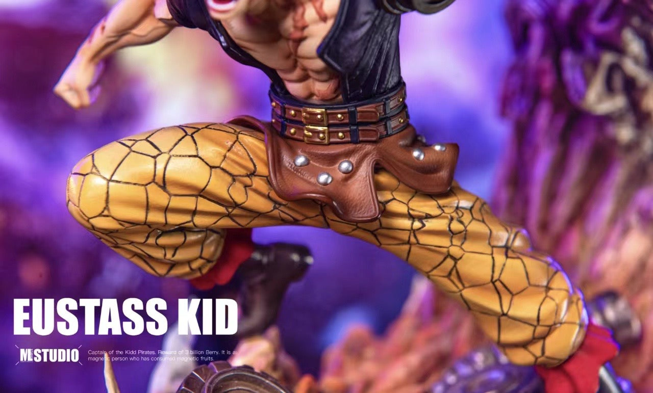 ML Studio Awakened Eustass Kid One Piece Anime Figure - Collectible Action Figure for Fans, Perfect for Display, Gifts, and Cosplay